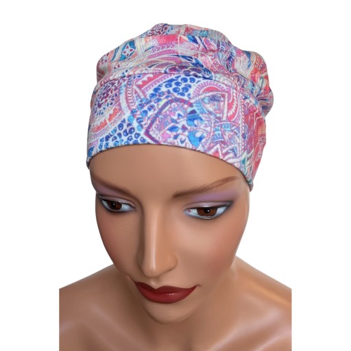Turban Celestyna 421 sportowa czapka z bambusa także po chemioterapii