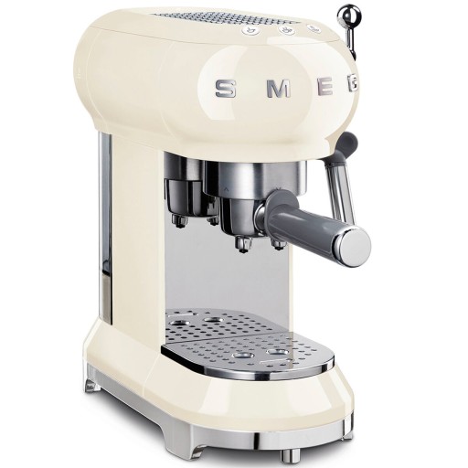Kolbowy ekspres ciśnieniowy Smeg ECF01CREU 1350 W ecru