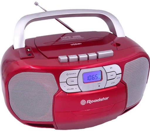 Radio Magnetofon Boombox Roadstar RCR-4635UMP CD USB AUX Na kasety