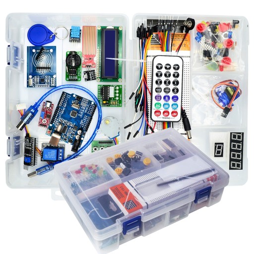 Zestaw XXL do nauki programowania zgodny z Arduino UNO w pudełku