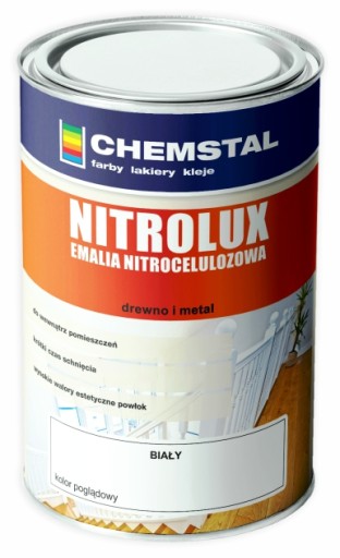 EMALIA NITRO BIAŁA 1L POŁYSK NITROLUX CHEMSTAL
