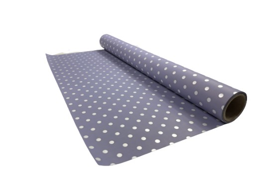 Folia florystyczna matowa groszki 50cm 8m