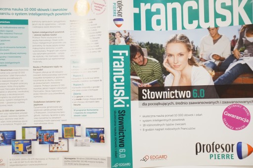 FRANCUSKI SŁOWNICTWO dla POCZĄTKUJĄCYCH CD ROM 6.0