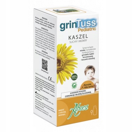 GRINTUSS Pediatric miód syrop DZIECI kaszel 128 ml