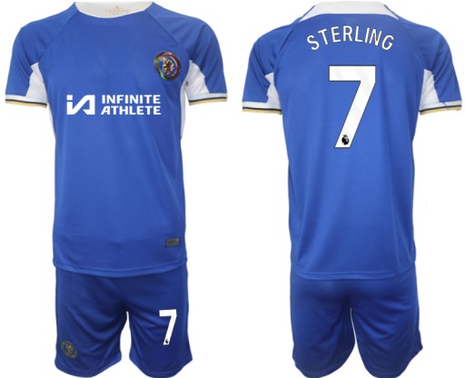 Komplet koszulek piłkarskich Chelsea FC home Nr 3 CUCURELLA