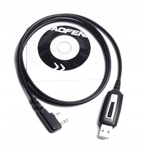 KABEL KENWOOD USB+PŁYTA PROGRAM DO PROGRAMOWANIA BAOFENG UV-5R GT-3 BF-888S