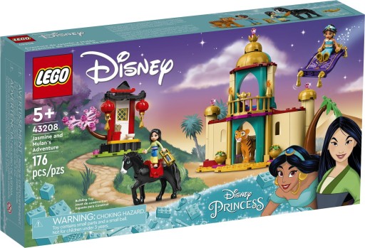 LEGO Disney 43208 ZAMEK DŻASMINY JASMINY I MULAN