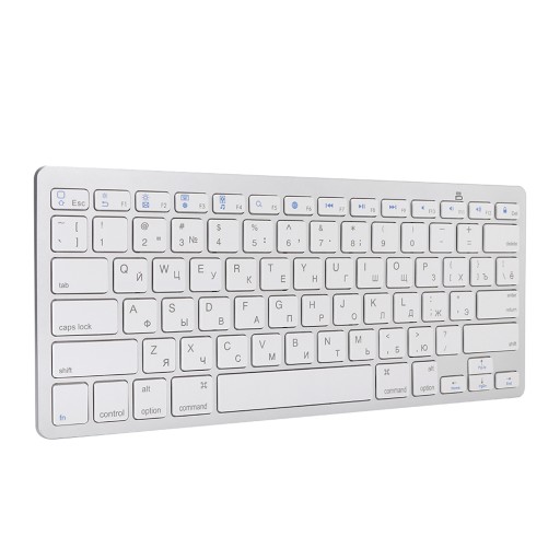 Russian Slim Wireless Bluetooth Keyboard