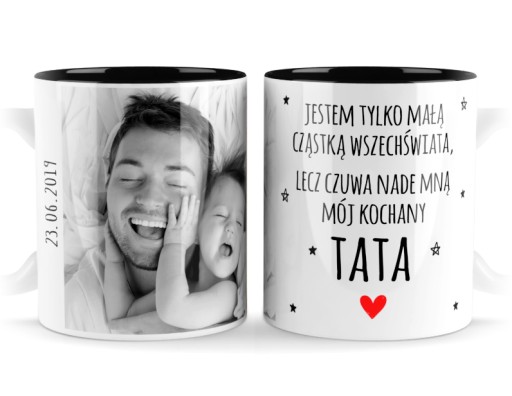 foto KUBEK ZE ZDJĘCIEM prezent na DZIEŃ MAMY TATY OJCA