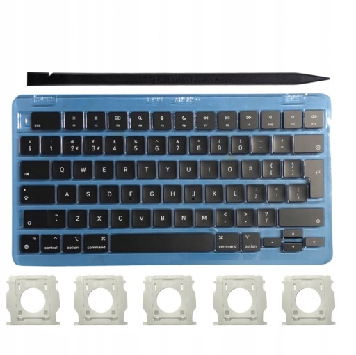 KLAWISZE PRZYCISKI UK MacBook Air Pro A2681/A3113/2485/2442/A2780 Black