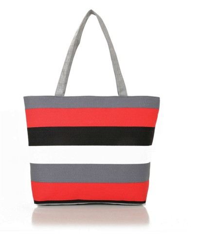 TORBA w paski PLAŻOWA miejska LETNIA torebka T061