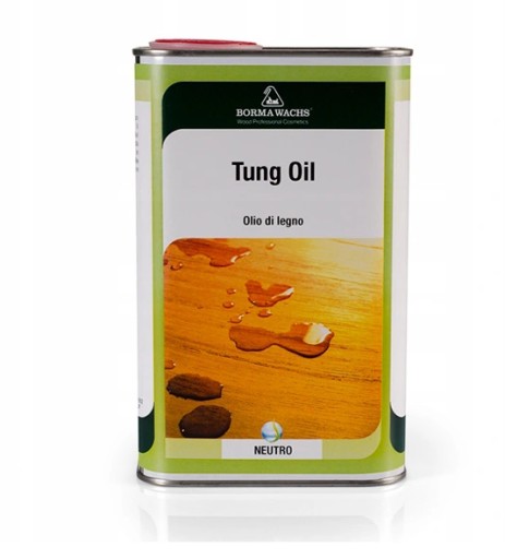 Olej Tungowy Tung Oil Naturalny do drewna Borma 1L