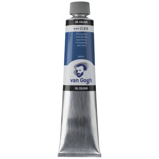 Farba olejna Talens Van Gogh 200ml ftalowa niebieska Farby olejne