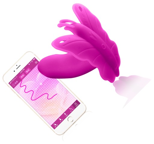 VIBE FIOLETOWY REALOV LYDIA I SMART BUTTERFLY - ST