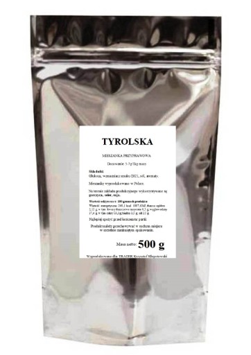 TYROLSKA, PRZYPRAWA DO TYROLSKIEJ, SŁOIKOWEJ.