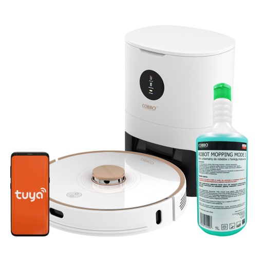 Robot sprzątający COBBO Robotics PRO 27 UV 3w1 + 1L PŁYNU GRATIS!