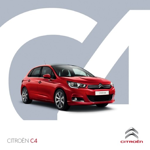 Citroen C4 prospekt 2015 Czechy
