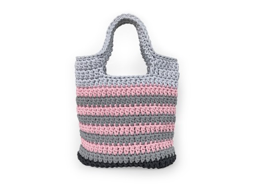 TORBA TOREBKA NA RAMIĘ Z BAWEŁNY HANDMADE KOLORY