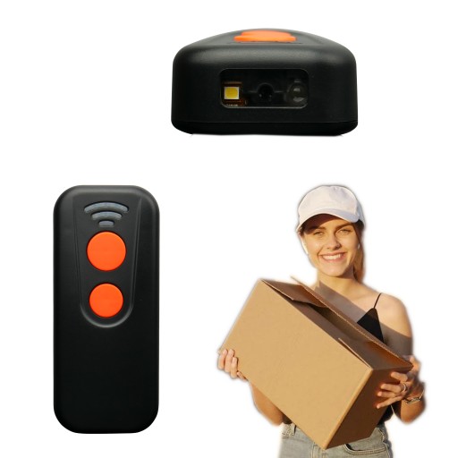 SKANER WIFI KODÓW QR MINI CZYTNIK BLUETOOTH KIESZONKOWY WBUDOWANA PAMIĘĆ