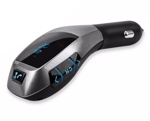 Transmiter X5 Bluetooth FM Ładowarka 2xUSB LCD MP3