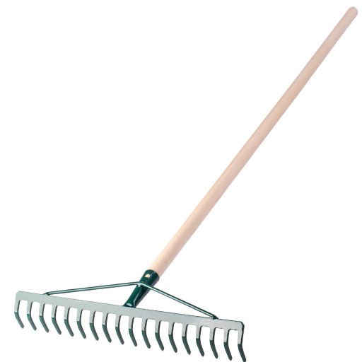 GRABIE DO LIŚCI TRAWY METALOWE 18-ZĘBNE 137cm