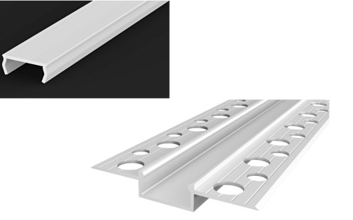 Profil led do zagipsowania GK6-3 3metry + mleczna