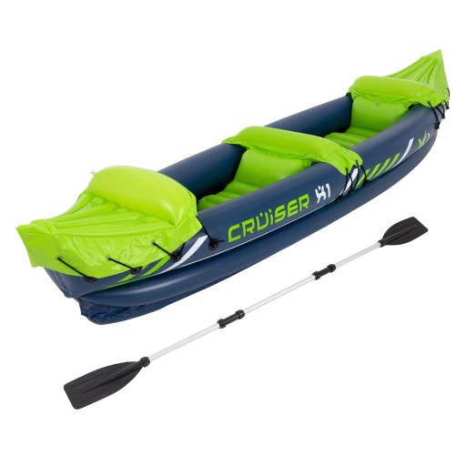 Kajak Cruiser X1 z aluminiowym podwójnym wioslem