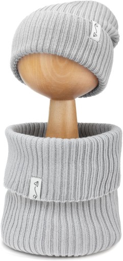Zimowa CZAPKA DZIECIĘCA BAWEŁNIANA BEANIE M JUKKI