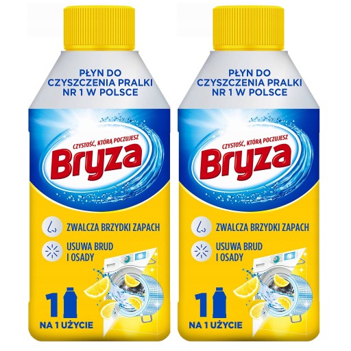 Bryza Płyn do czyszczenia pralki LEMON 2 x 250 ml