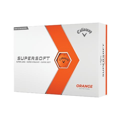 Piłki golfowe CALLAWAY SUPERSOFT 2023 pomarańczowe