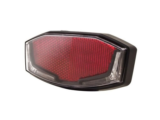 Lampka rowerowa tylna z odblaskiem Spanninga Lineo XB - na baterie 2w1