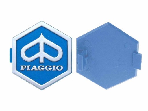 EMBLEMAT ZNACZEK LOGO 32 mm 6-kątny PIAGGIO VESPA PX PK LML 50 125 150 200