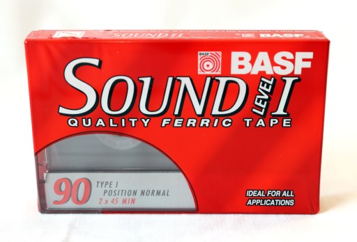 BASF SOUND Level I Ferro* C-90 *NOWA FOLIA, JEDYNA taka na Allegro - PROMO.