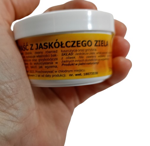MAŚĆ Z JASKÓŁCZEGO ZIELA 50 ml PASIEKA USTROBNA