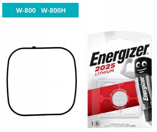 USZCZELKA + BATERIA CR2025 do Casio W-800 W-800H