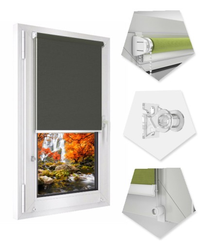 Rolety MINI Okienna KAŻDY ROZMIAR 36x140