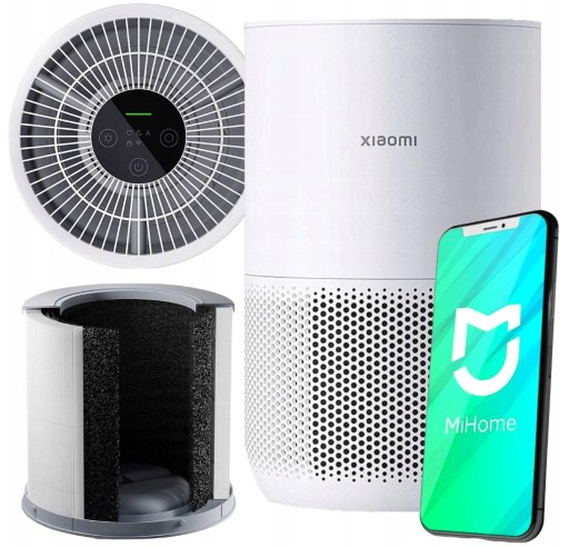 Xiaomi Air Purifier 4 Compact OCZYSZCZACZ POWIETRZA STEROWANY GŁOSOWO 27W