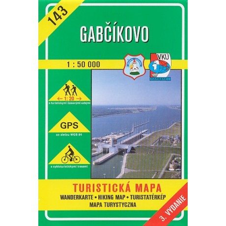 Gabcikovo 143 mapa VKU Harmanec Słowacja