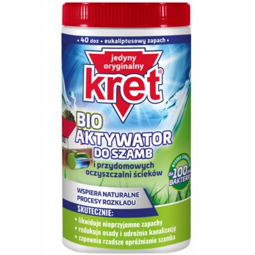 KRET Bio Aktywaror do szamb i oczyszczalni 1kg