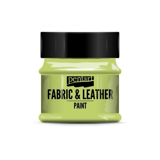 PENTART FARBA DO TKANIN I SKÓR 50 ml LIMONKA