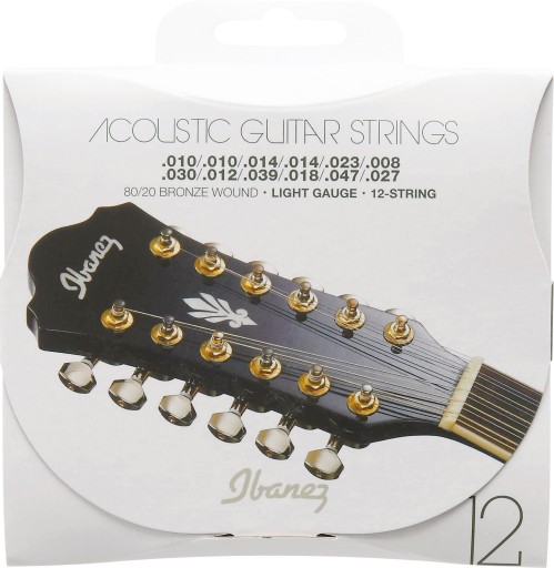 Struny gitara akustyczna 010-047 IBANEZ IACS12C