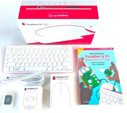 Raspberry Pi400 kit - klawiatura US, 4GB RAM, WiFi