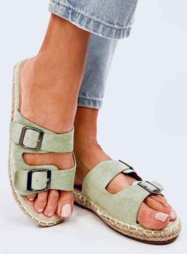 Klapki espadryle MAINA GREEN 38