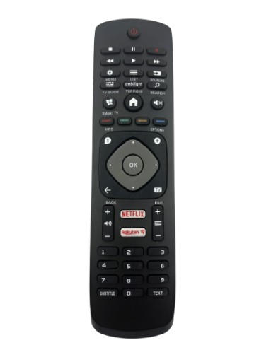 Pilot do TV PHILIPS RM-L1285 L1285V L1725V NETFLIX RAKUTEN AMBILIGHT