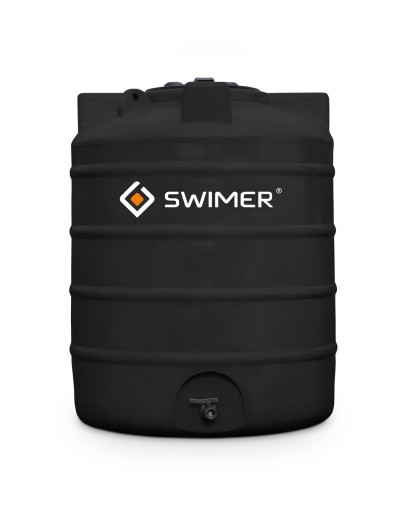 ZBIORNIK NAZIEMNY 1000L SWIMER CZARNY SW-4711116 ZBIORNIK NA WODĘ 1000