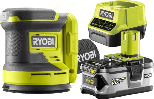 RYOBI SZLIFIERKA MIMOŚRODOWA 18V 125mm RROS18 +4Ah
