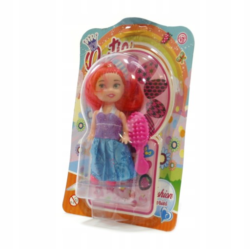 LALKA DO CZESANIA 14cm MINI LALECZKA RÓŻNE UBRANKA