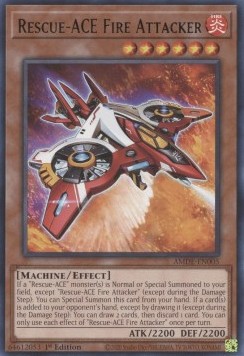 Yu-Gi-Oh! TCG: Rescue-ACE Fire Attacker (AMDE)