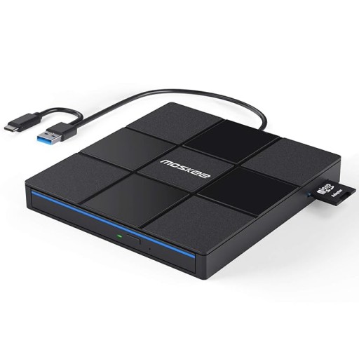 Napęd CD/DVD zewnętrzna MosKee Typ c hub Nagrywarka