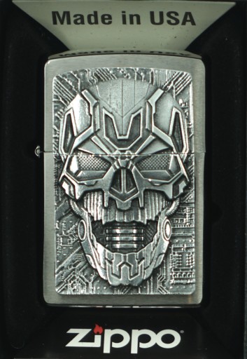 ZAPALNICZKA ZIPPO TECHNIC SKULL TRICK